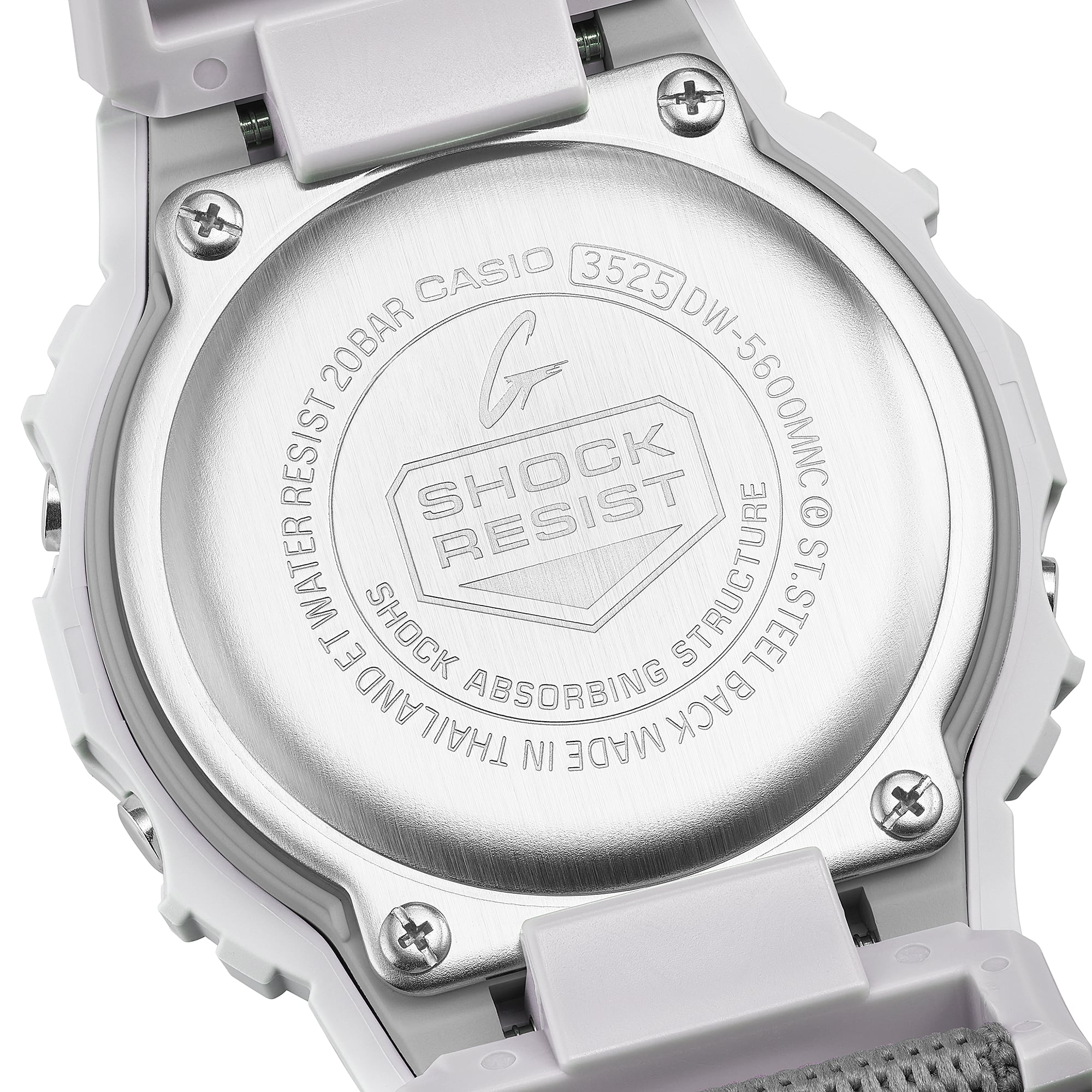 DW-5600MNC-7A8 Reloj G-Shock de hombre correa de tela - Vista 5