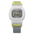 DW-5600MNC-7A8 Reloj G-Shock de hombre correa de tela - Detalle de esfera