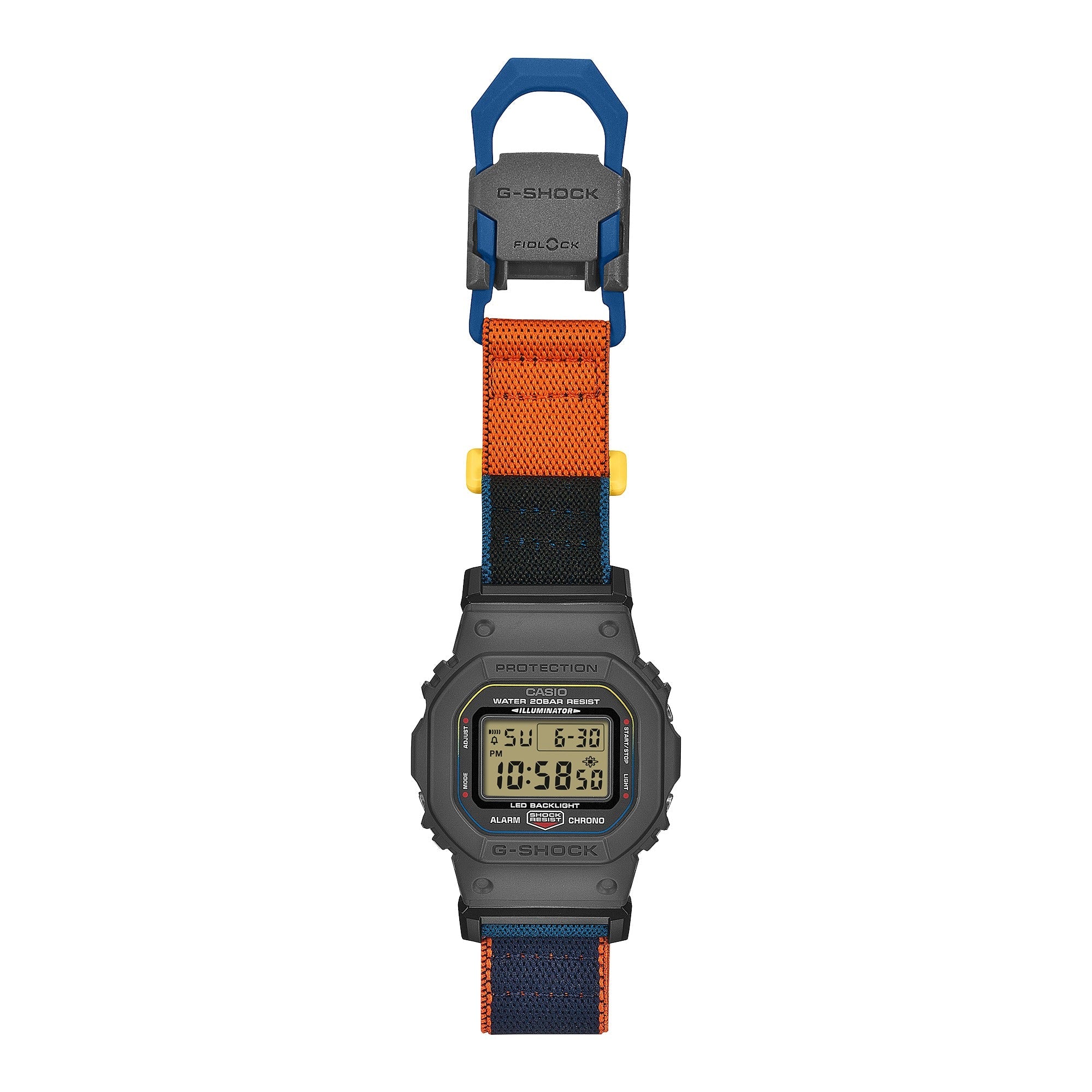 DW-5600MNC-8A2 Reloj G-Shock de hombre correa de tela