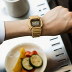 DW-5600PT Reloj G-Shock DW-5600 Unisex Resina Beige - Vista trasera