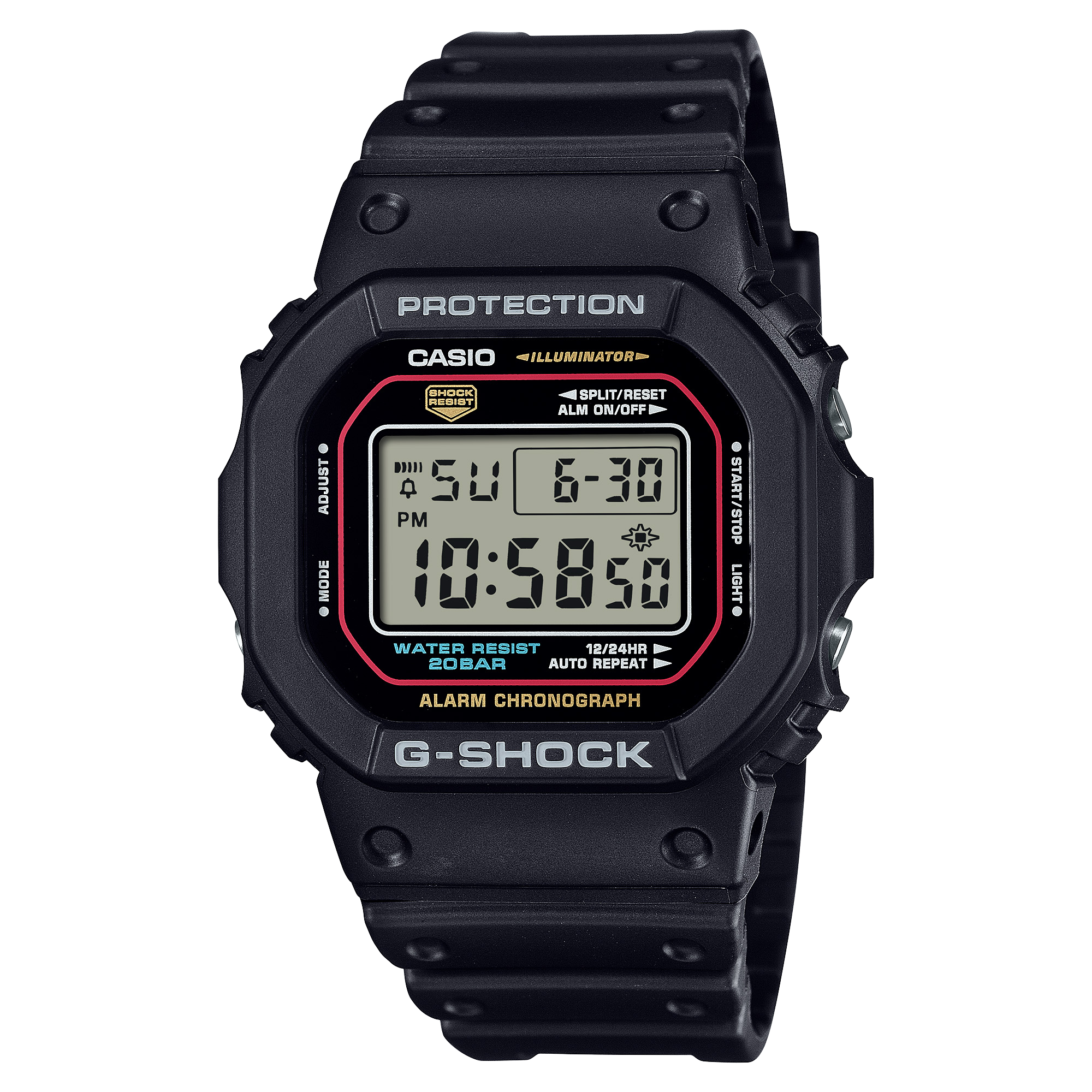 DW-5600RL-1 Reloj G-Shock de caballero pulsera de resina
