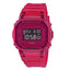 DW-5600SB Reloj G-Shock Mujer Resina Rojo Translúcido