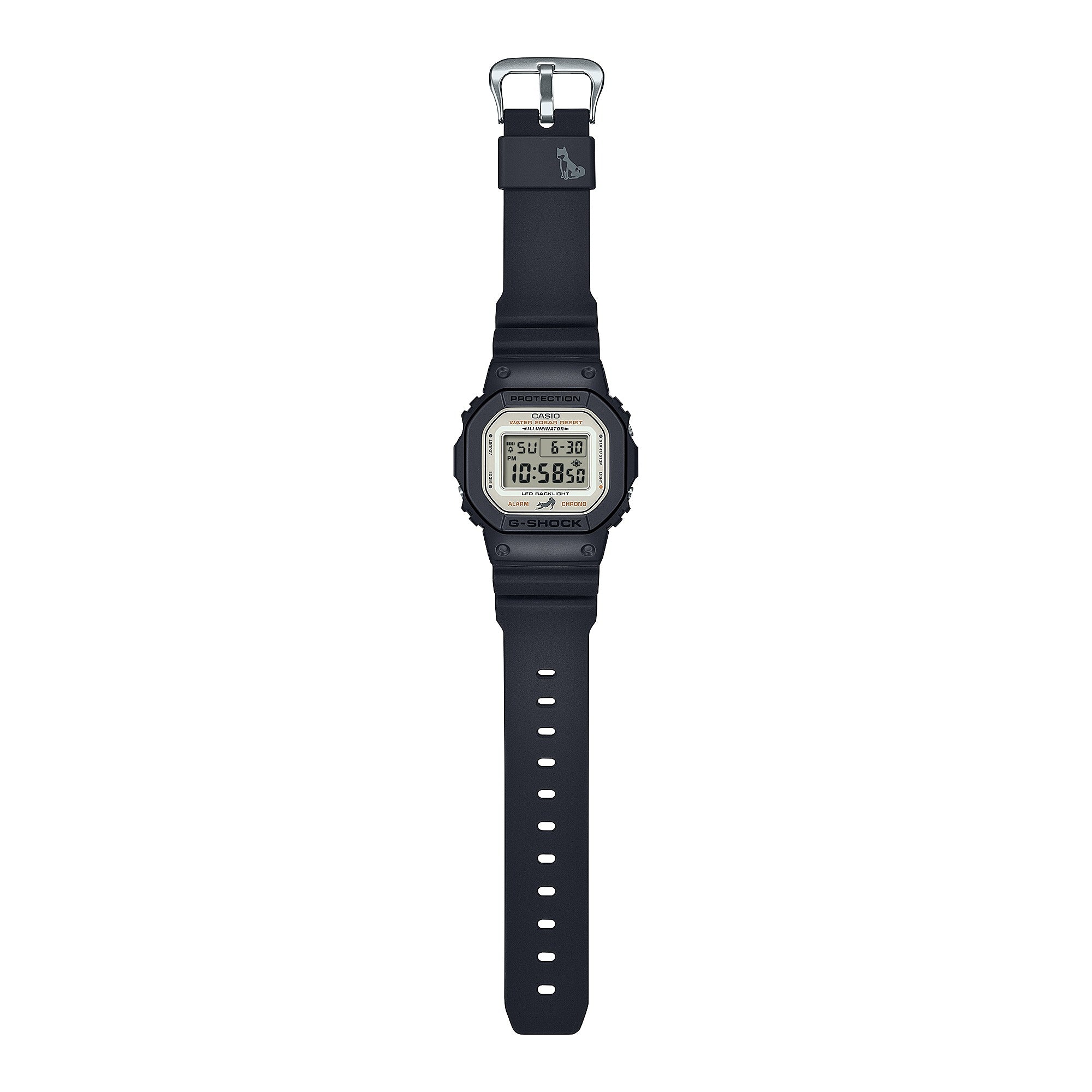 DW-5600SHB-1 G-shock reloj unisex pulsera de caucho
