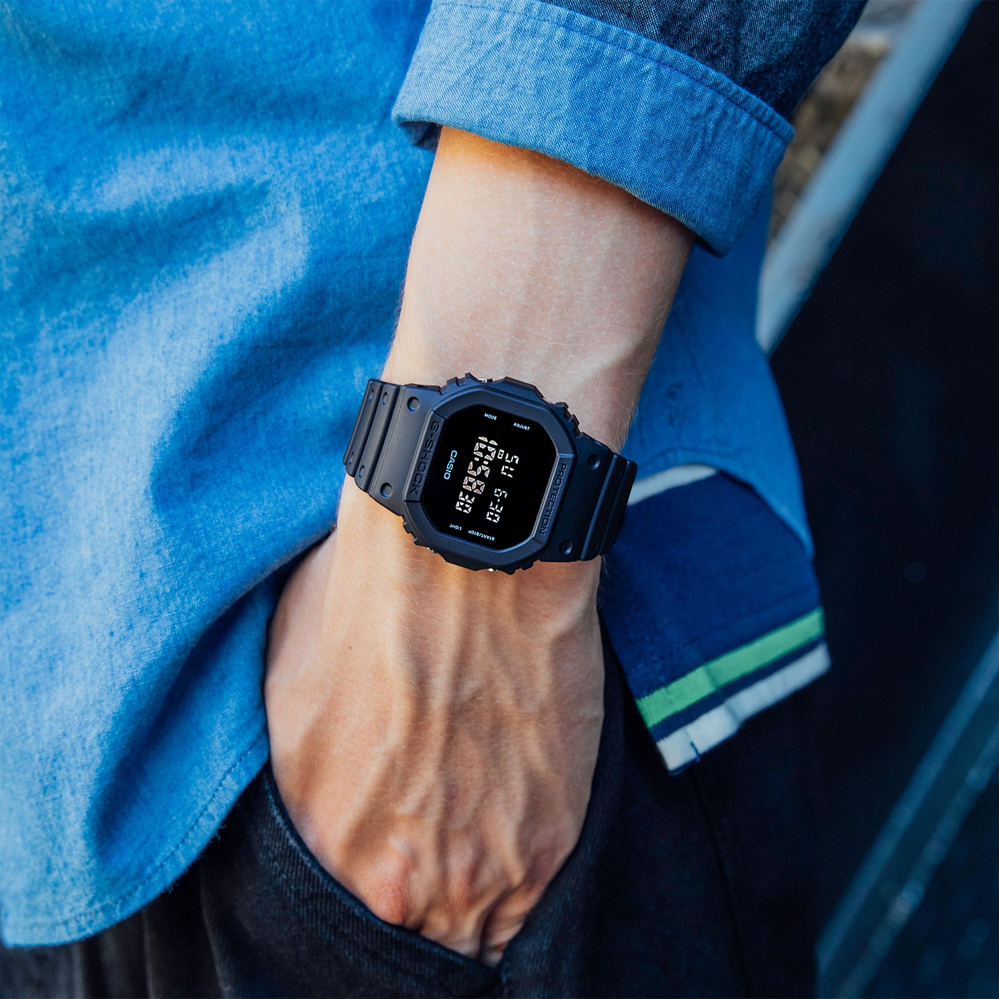 DW-5600UBB Reloj G-Shock Hombre Resina Negro - Vista 8