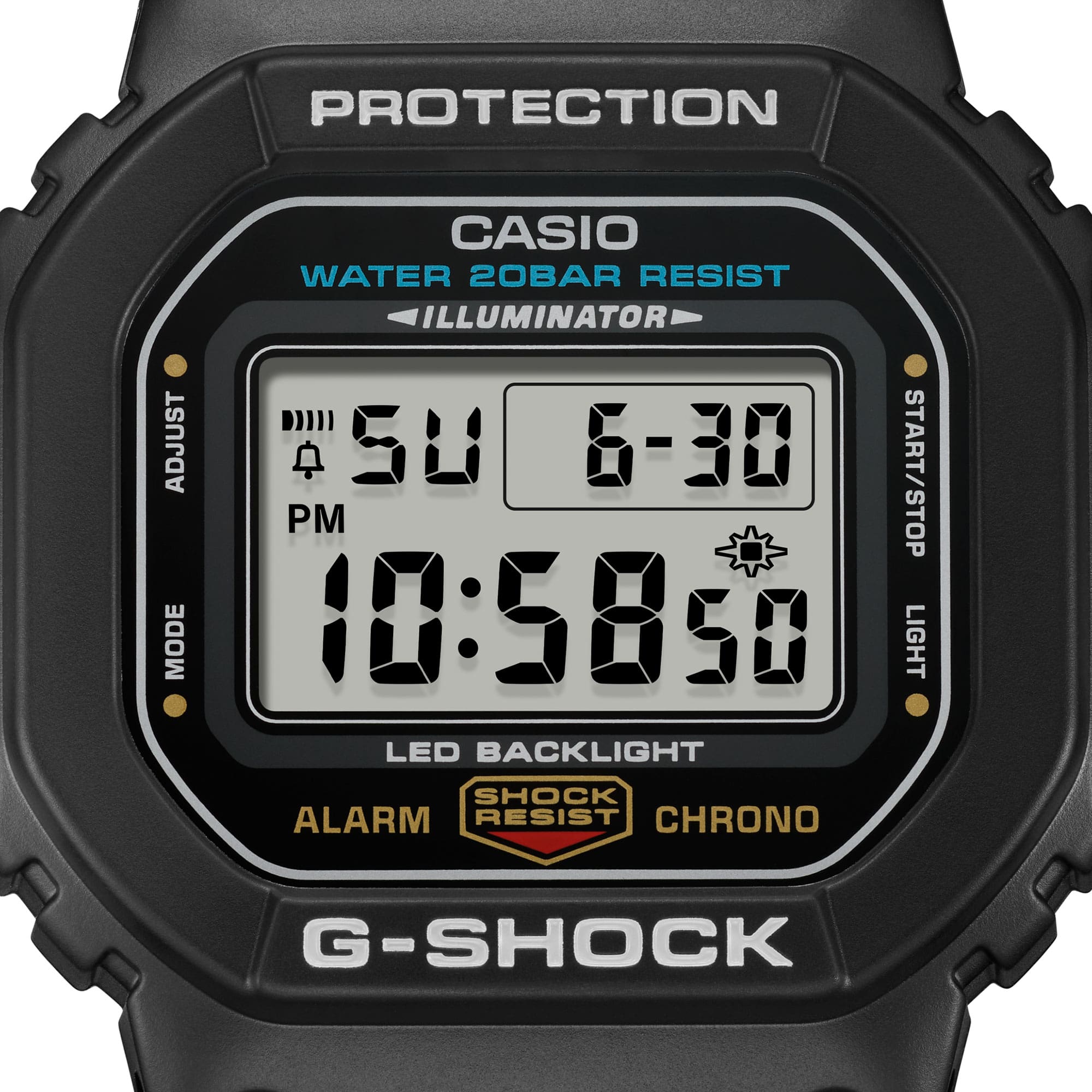 DW-5600UE-1 Reloj G-Shock Pulsera de Caucho para Caballero Digital - Vista 5