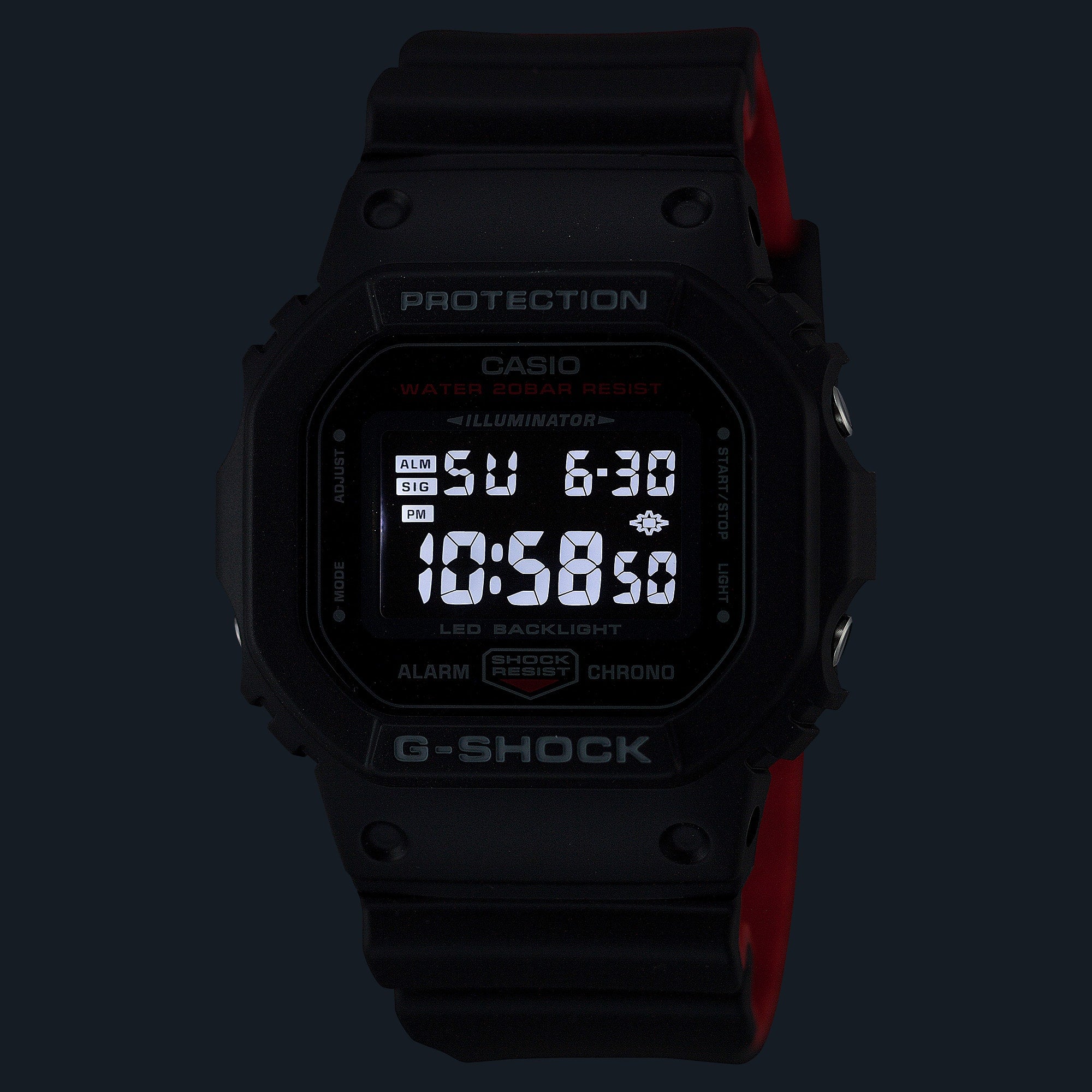 DW-5600UHR-1 G-Shock Reloj para Hombre - Vista lateral