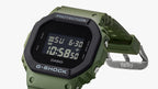 DW-5610UU Reloj G-Shock Hombre Resina Verde Militar - Vista trasera