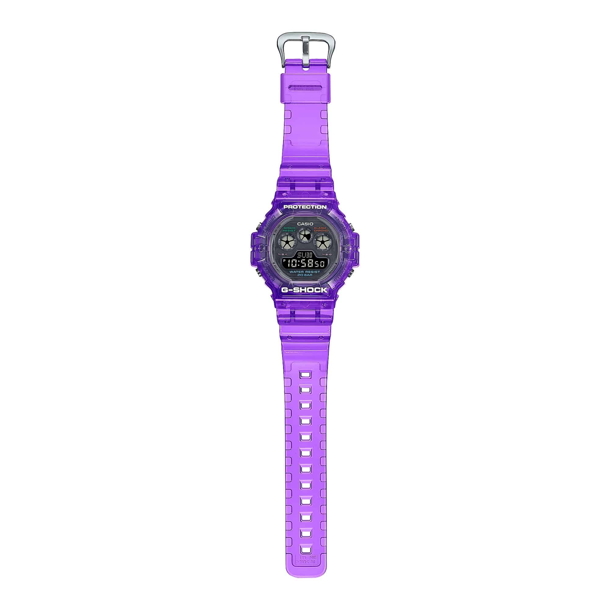 DW-5900JT Reloj G-Shock DW-5900 Hombre Resina Morado - Vista lateral