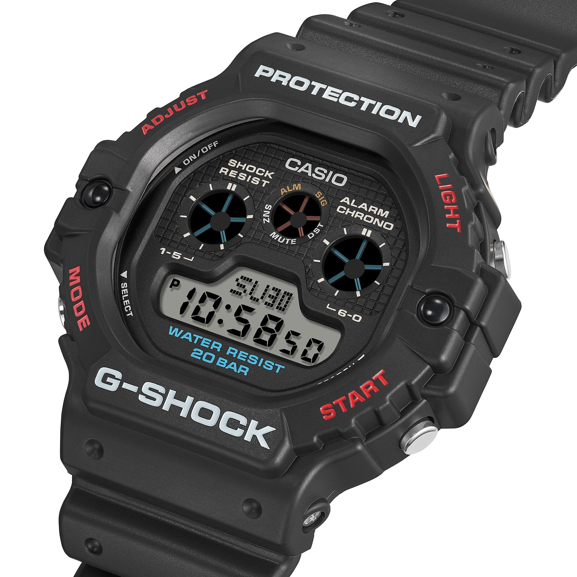 DW-5900U Reloj G-Shock Digital Hombre Resina Negro - Vista 5