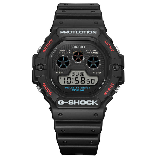 DW-5900U Reloj G-Shock Digital Hombre Resina Negro - Vista lateral