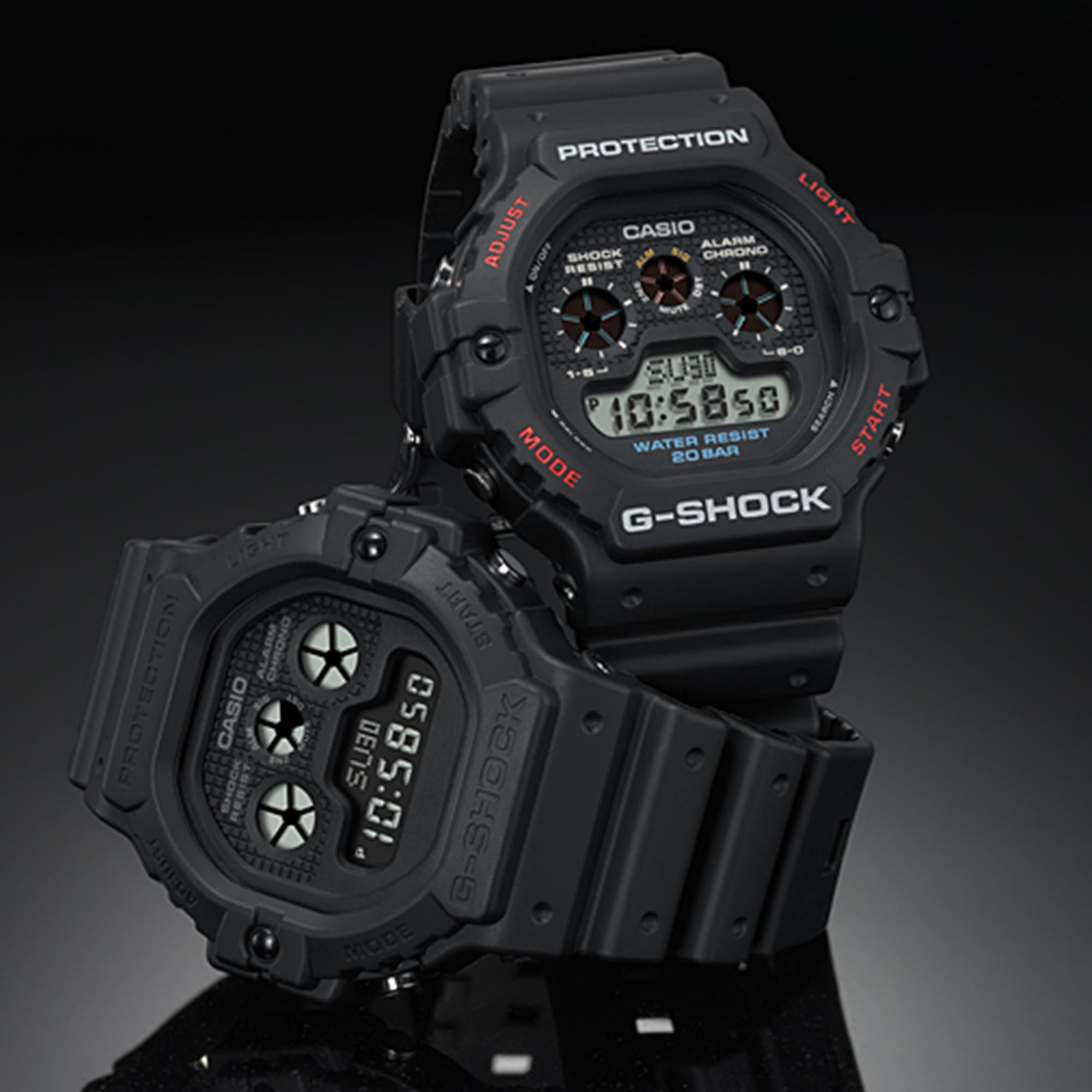 DW-5900UBB Reloj G-Shock DW-5900 Hombre Correa Resina Negro - Vista 5
