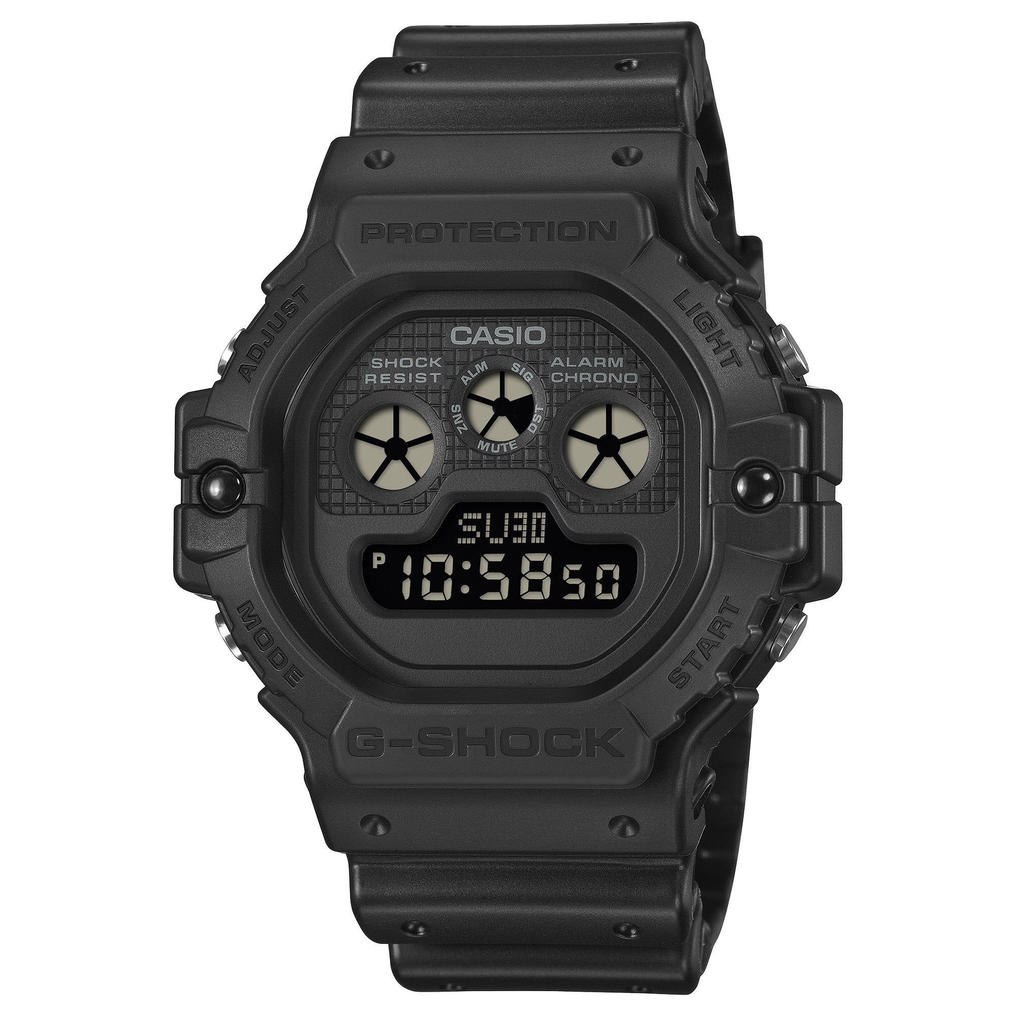 DW-5900UBB Reloj G-Shock DW-5900 Hombre Correa Resina Negro - Reloj original en Guatemala