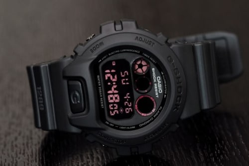DW-6900MS Reloj G-Shock DW-6900 Hombre Resina Negro - Detalle de esfera
