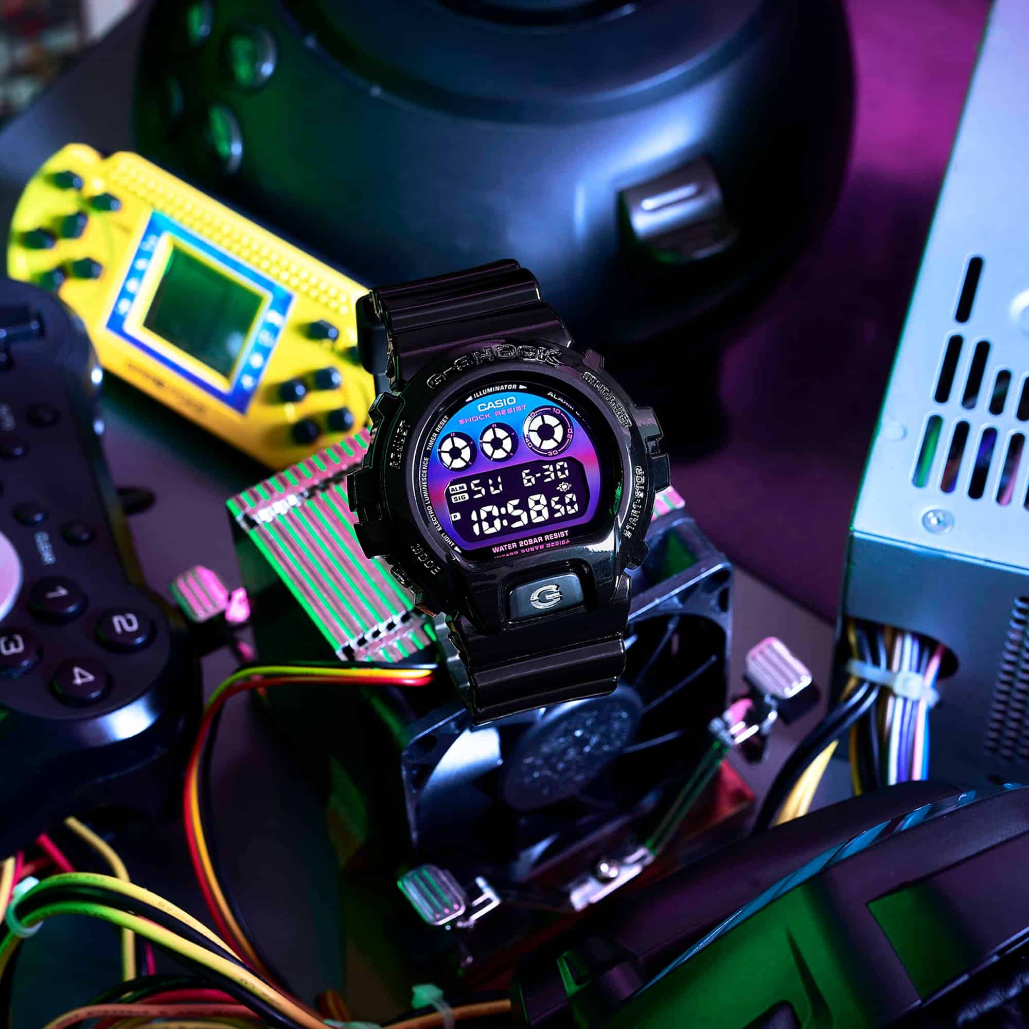 DW-6900RGB Reloj G-Shock Hombre Resina Negro
