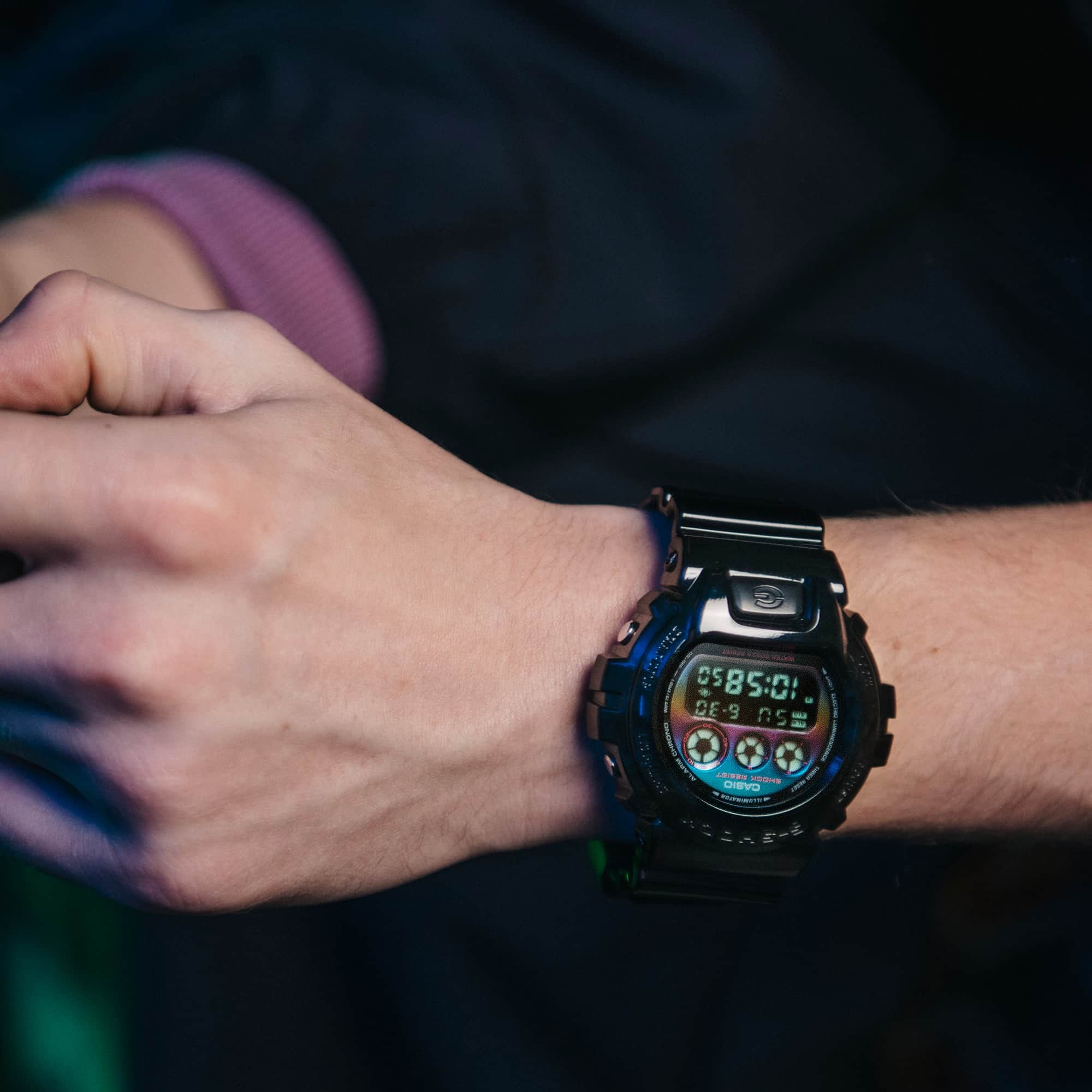 DW-6900RGB Reloj G-Shock Hombre Resina Negro