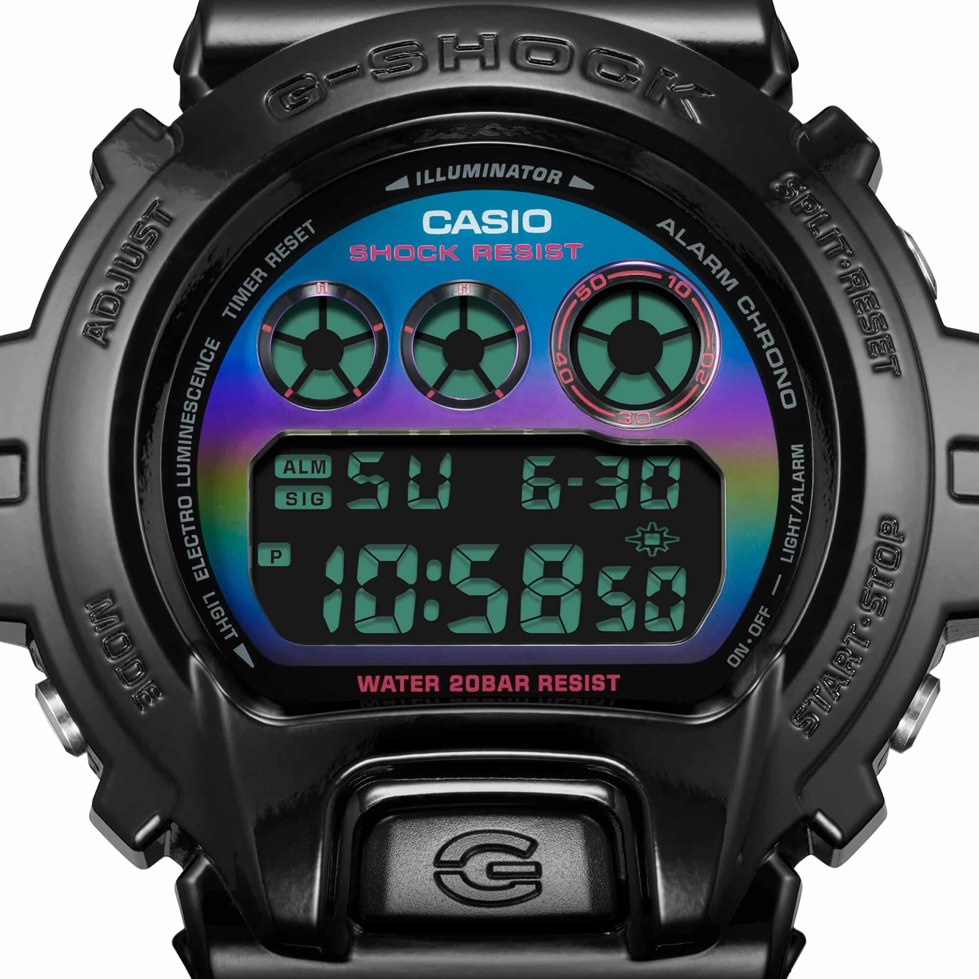 DW-6900RGB Reloj G-Shock Hombre Resina Negro