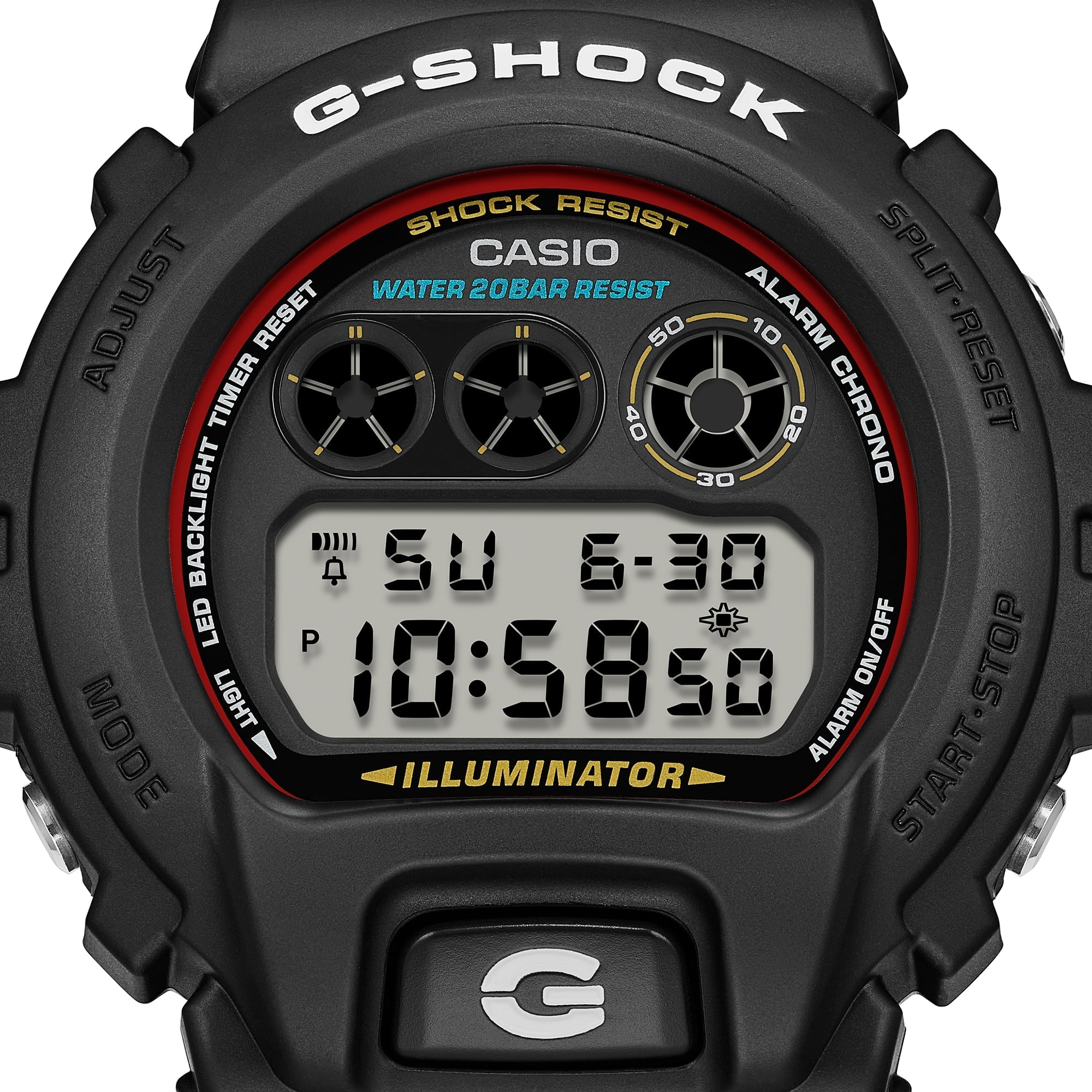 DW-6900RL Reloj G-Shock Hombre Resina Negro - Vista 7