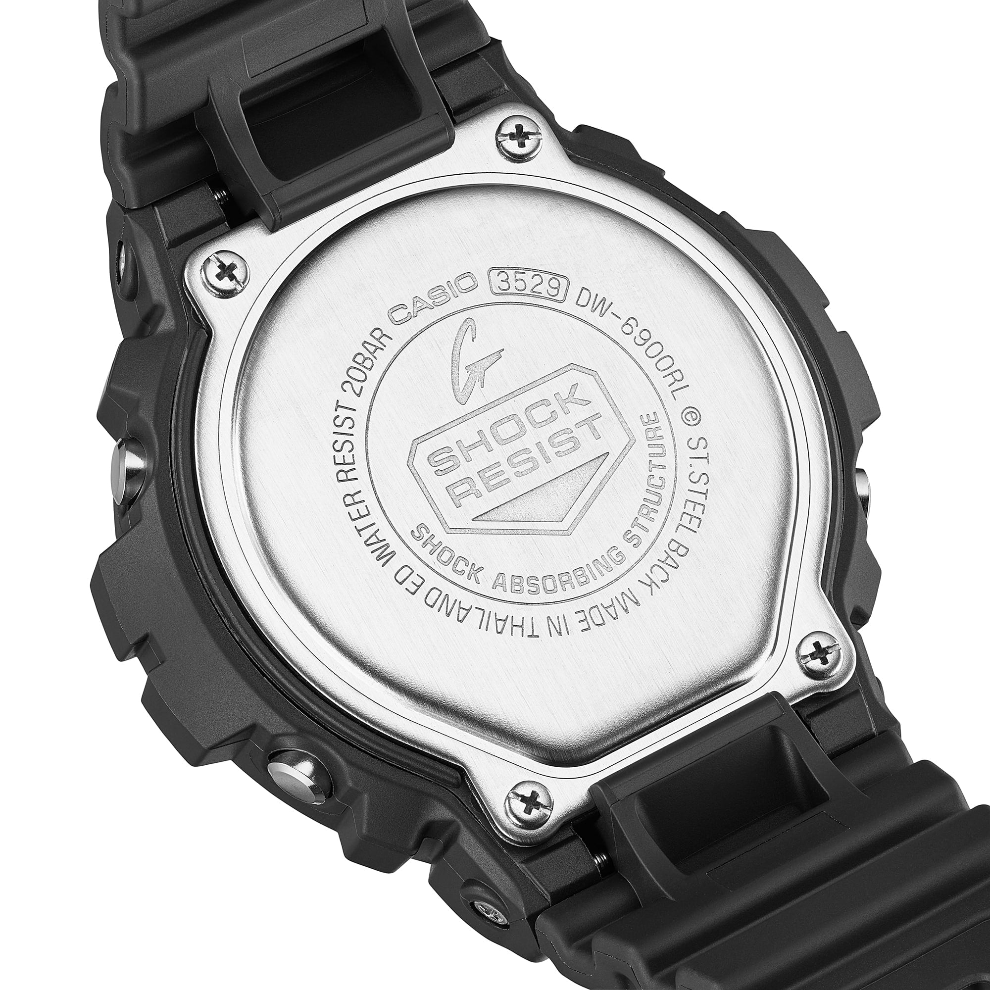 DW-6900RL Reloj G-Shock Hombre Resina Negro - Vista 6