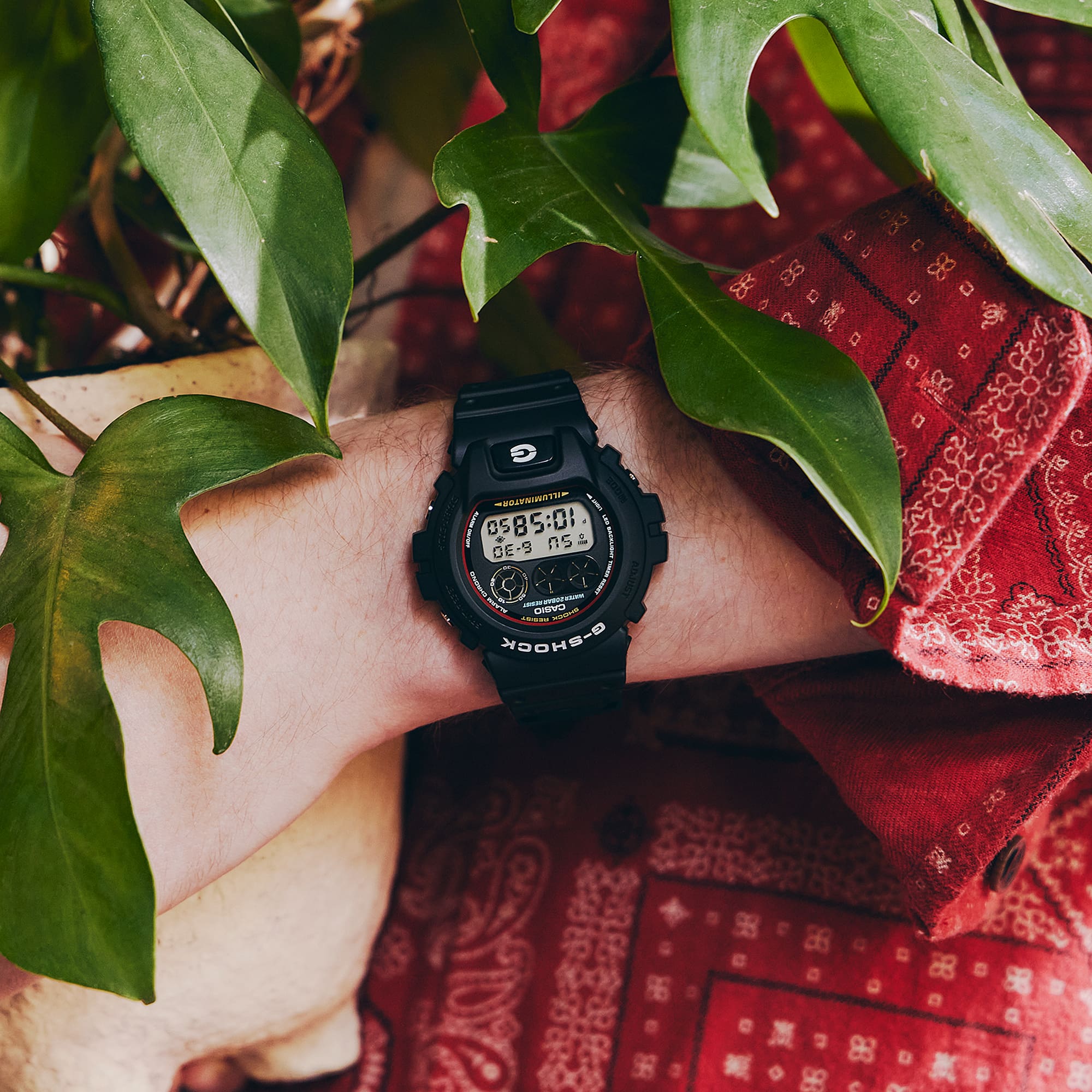 DW-6900RL Reloj G-Shock Hombre Resina Negro - Vista trasera