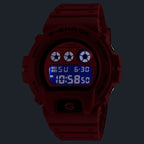 DW-6900RRB-4 Reloj G-Shock Hombre Resina Rojo - Vista trasera