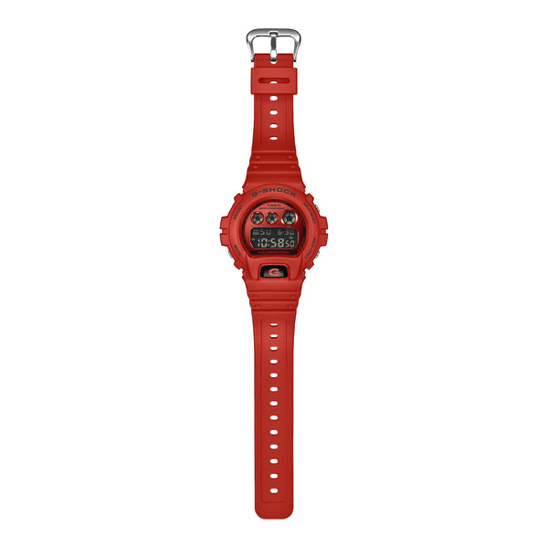 DW-6900RRB-4 Reloj G-Shock Hombre Resina Rojo - Vista lateral