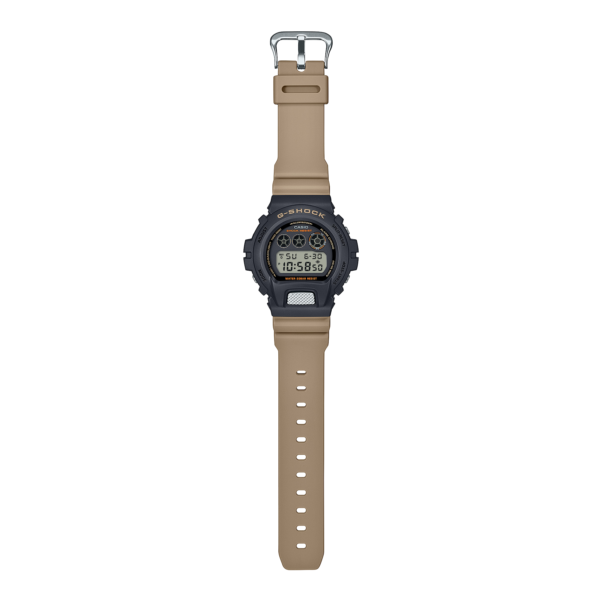 DW-6900TU Reloj G-Shock Hombre Resina Negro Beige