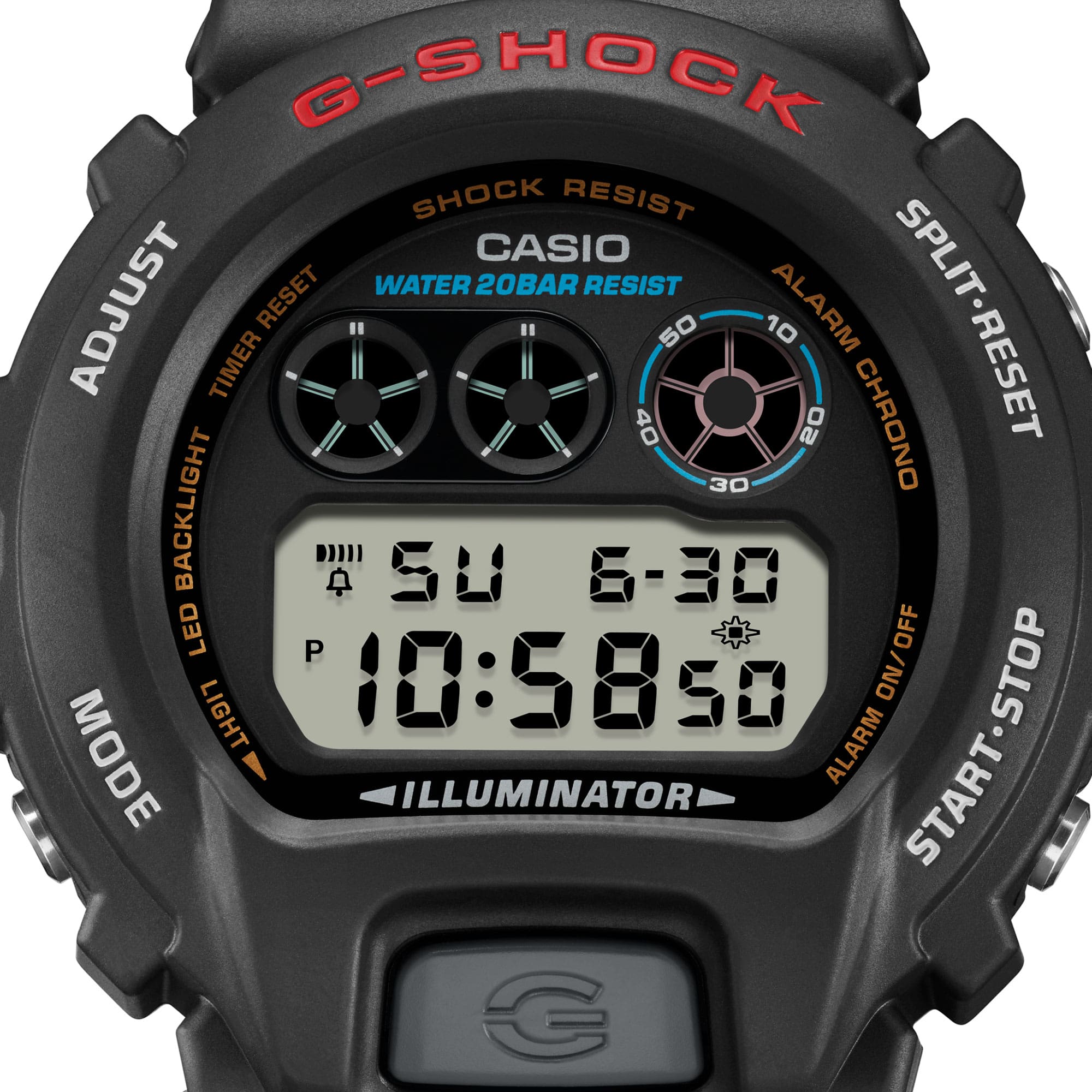 DW-6900U Reloj G-Shock Digital Hombre Resina Negro - Vista 7
