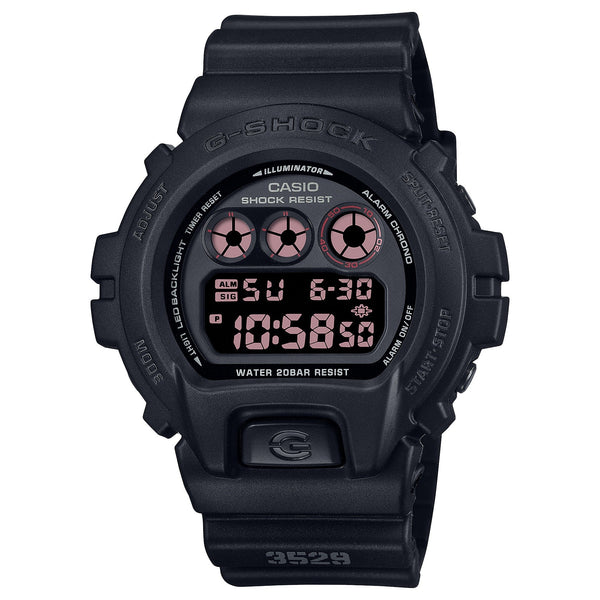 DW-6900UMS Reloj G-Shock DW-6900 Hombre Resina Negro - Reloj original en Guatemala