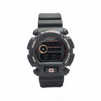 DW-9052GBX Reloj G-Shock Unisex Resina Negro Oro Rosa - Vista trasera