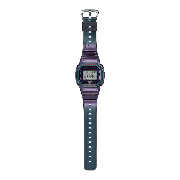 DW-B5600AH Reloj G-Shock Hombre Resina Morado Tornasol - Vista lateral