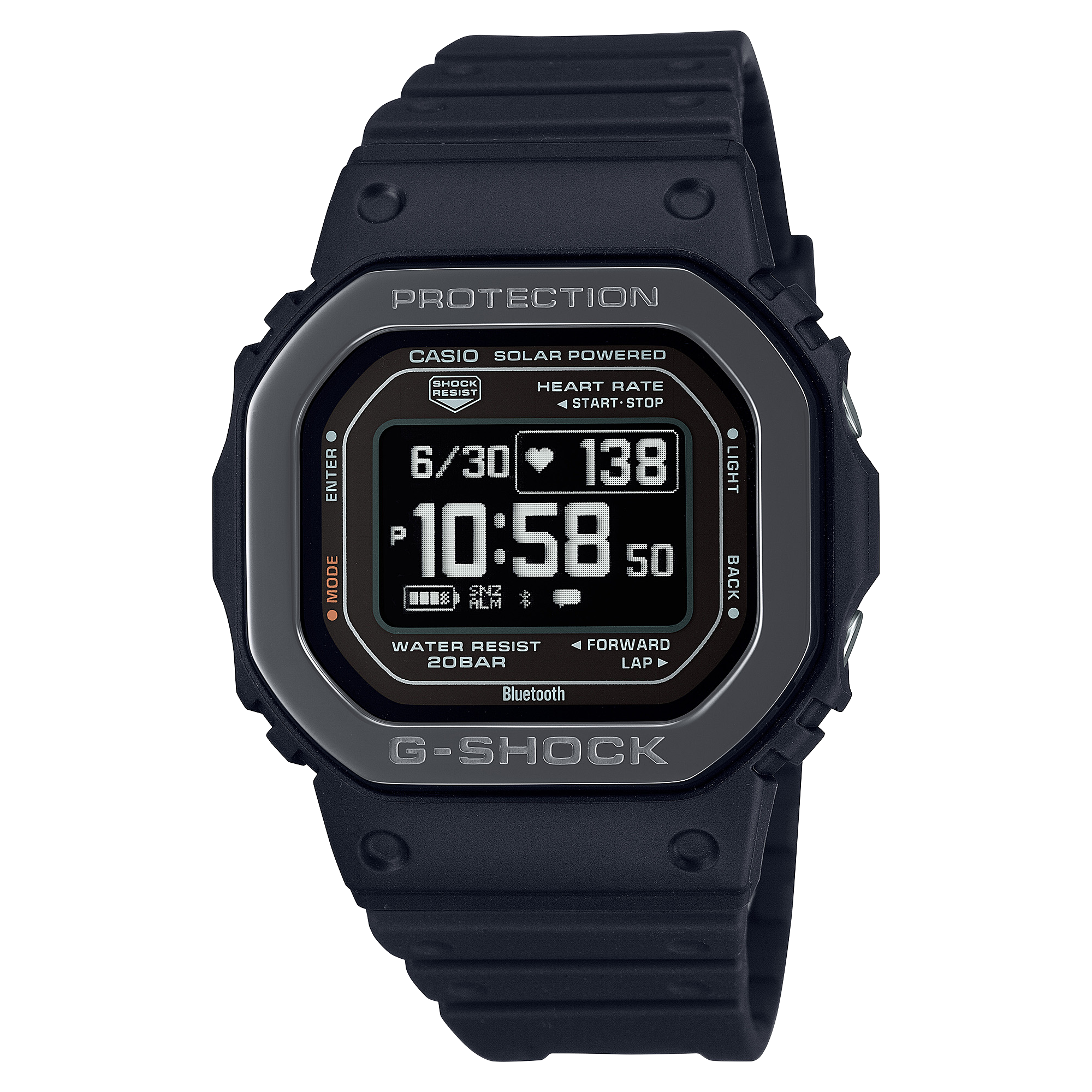 DW-H5600MB-1 Reloj G-Shock Hombre Resina Negro - Vista lateral