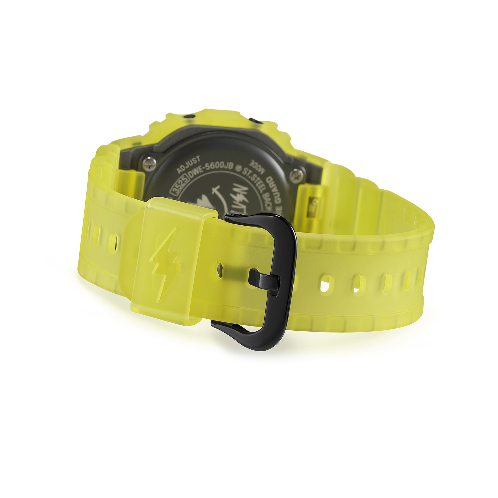 5600JB Reloj G-Shock J Balvin Unisex Resina Amarilla Neón - Vista trasera