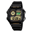 AE-1200WH-1BV Reloj Casio para Caballero, Illuminator Hora Mundial 10 Años de Batería