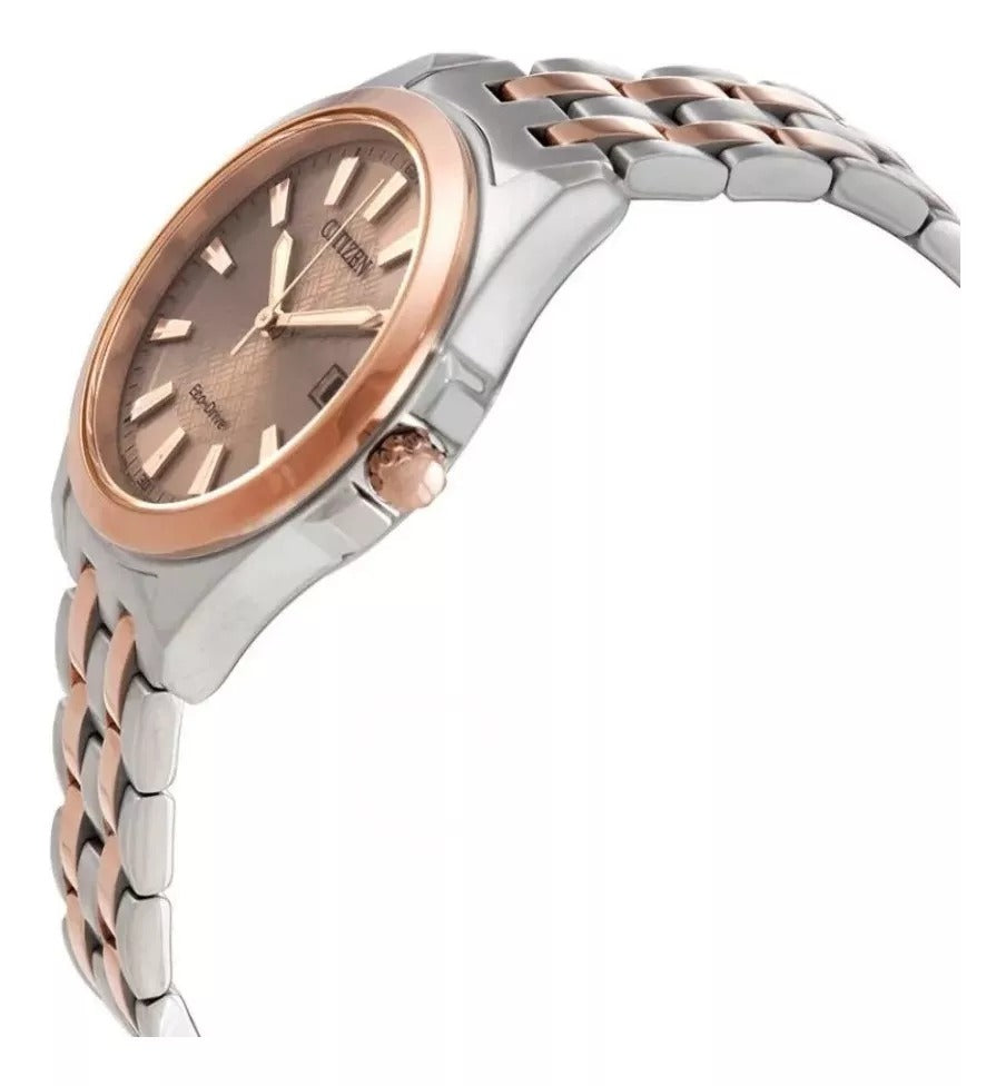 Reloj Citizen Peyten Eco-Drive Mujer Acero Bicolor - Detalle de esfera
