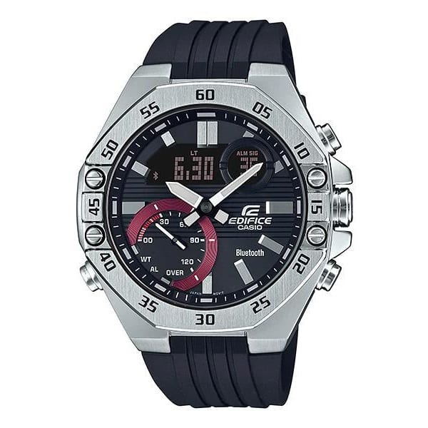 10P Reloj Edifice Bluetooth Hombre Caja Acero Caucho - Reloj original en Guatemala