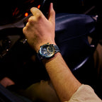 2000NP Reloj Casio Edifice Hombre Correa Silicona Azul - Vista trasera