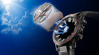 2200RC Reloj Edifice Hombre Brazalete Metal Negro - Detalle de esfera