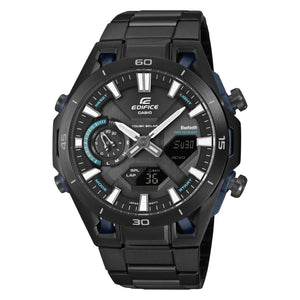 ECB-2300DC-1A Reloj Edifice Hombre Correa Acero Negro