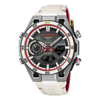 ECB-2300HR-1A Reloj Edifice Sospensione de hombre correa de cuero