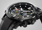 40MP-1A Reloj Casio Edifice Hombre Correa de Resina Negro - Detalle de esfera