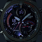 900DB Reloj Edifice Tough Solar Hombre Acero Negro Rojo - Vista 8