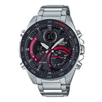 900DB Reloj Edifice Tough Solar Hombre Acero Negro Rojo - Reloj original en Guatemala