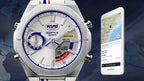 S10NIS-7A Reloj Edifice Nismo Hombre Correa Cuero Blanco - Vista 8