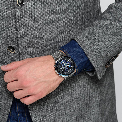 EF-539D Reloj Edifice Chronograph Hombre Acero Inoxidable - Detalle de esfera