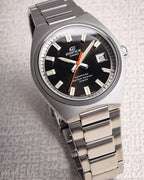 109D Reloj Edifice Hombre Correa de Acero Esfera Azul - Vista trasera