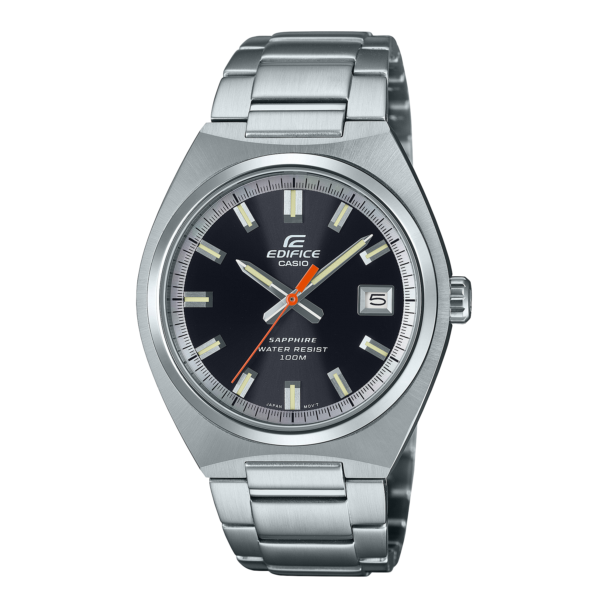 109D Reloj Edifice Hombre Correa de Acero Esfera Azul - Reloj original en Guatemala