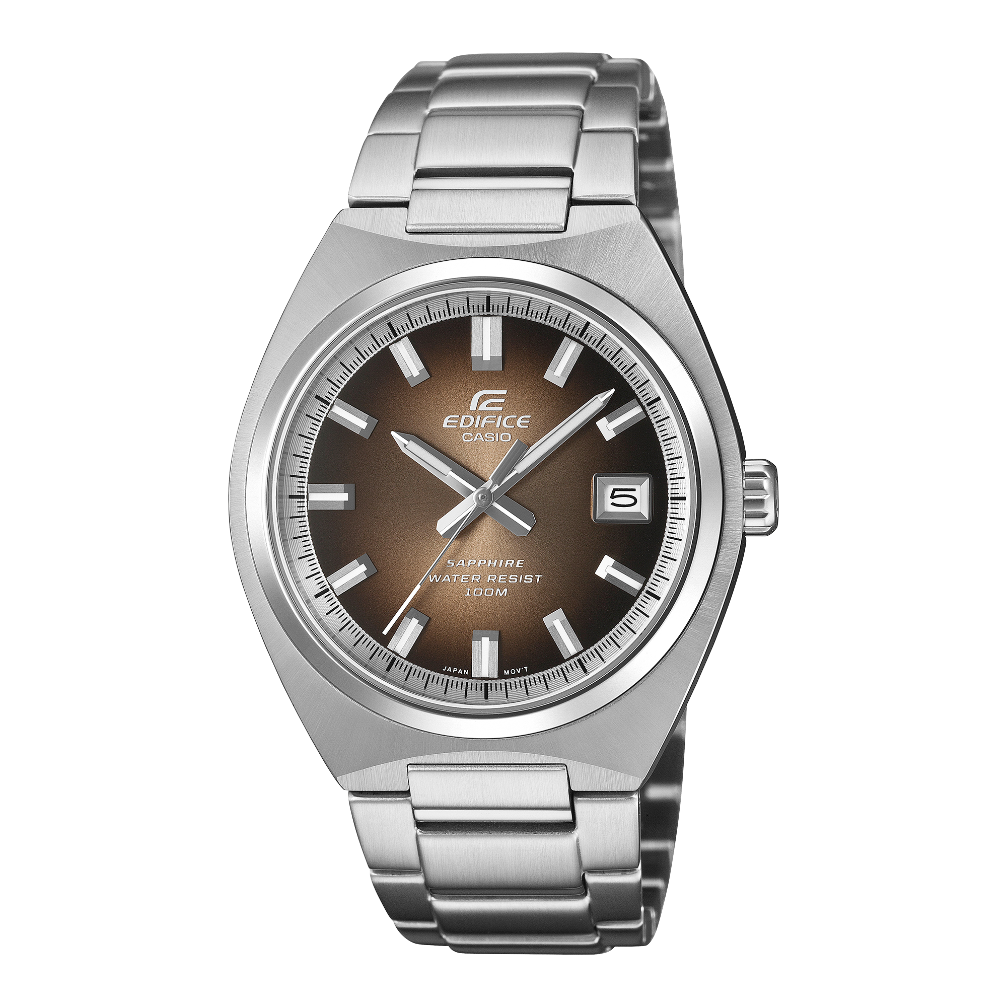 EFB-109D-5AV Reloj Edifice de hombre correa de metal cristal de zafiro