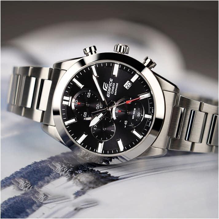 EFB-710D-1AV Edifice cristal zafiro Reloj para Hombre