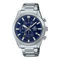 710D Reloj Edifice Hombre Correa de Acero Esfera Azul - Reloj original en Guatemala