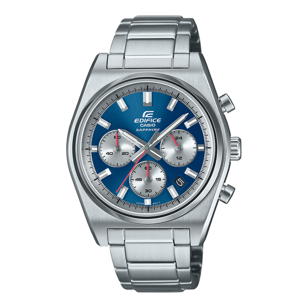 EFB-730D-2AVCF Reloj Edifice de hombre pulsera de metal 47 mm cristal zafiro - Acero Inoxidable Plateado